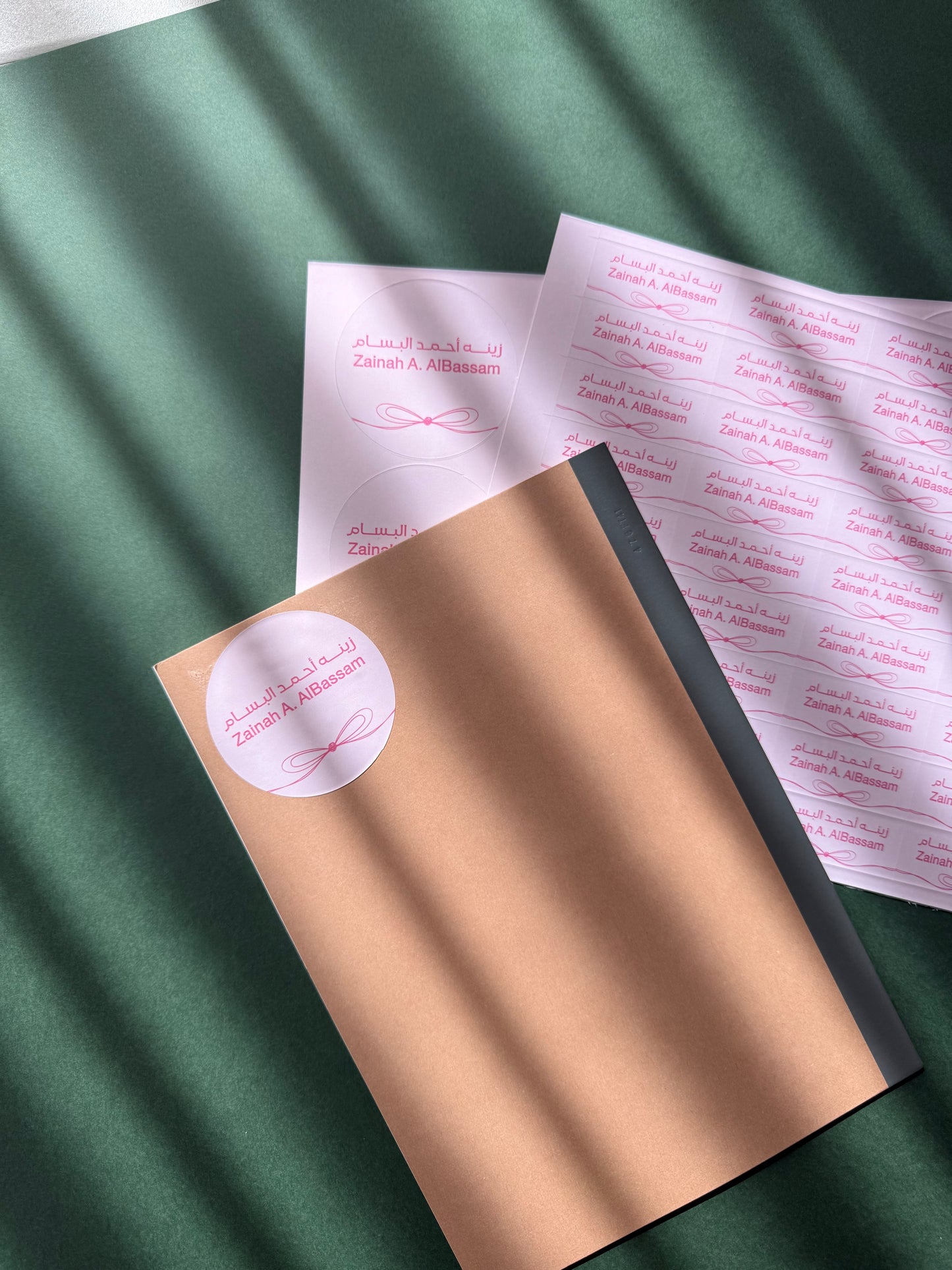 Pink Ribbon Name Labels 🎀 🏷️