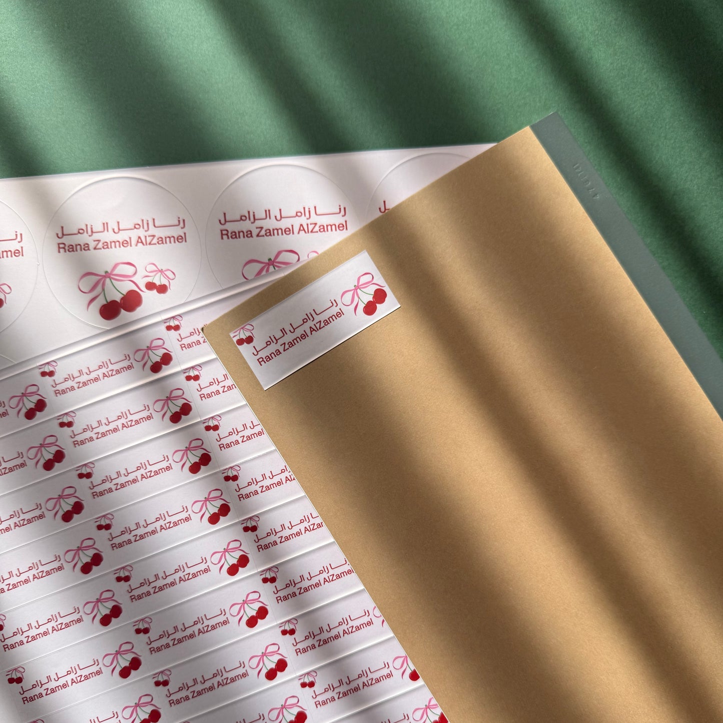Sweet Cherry Name Labels 🍒🏷️