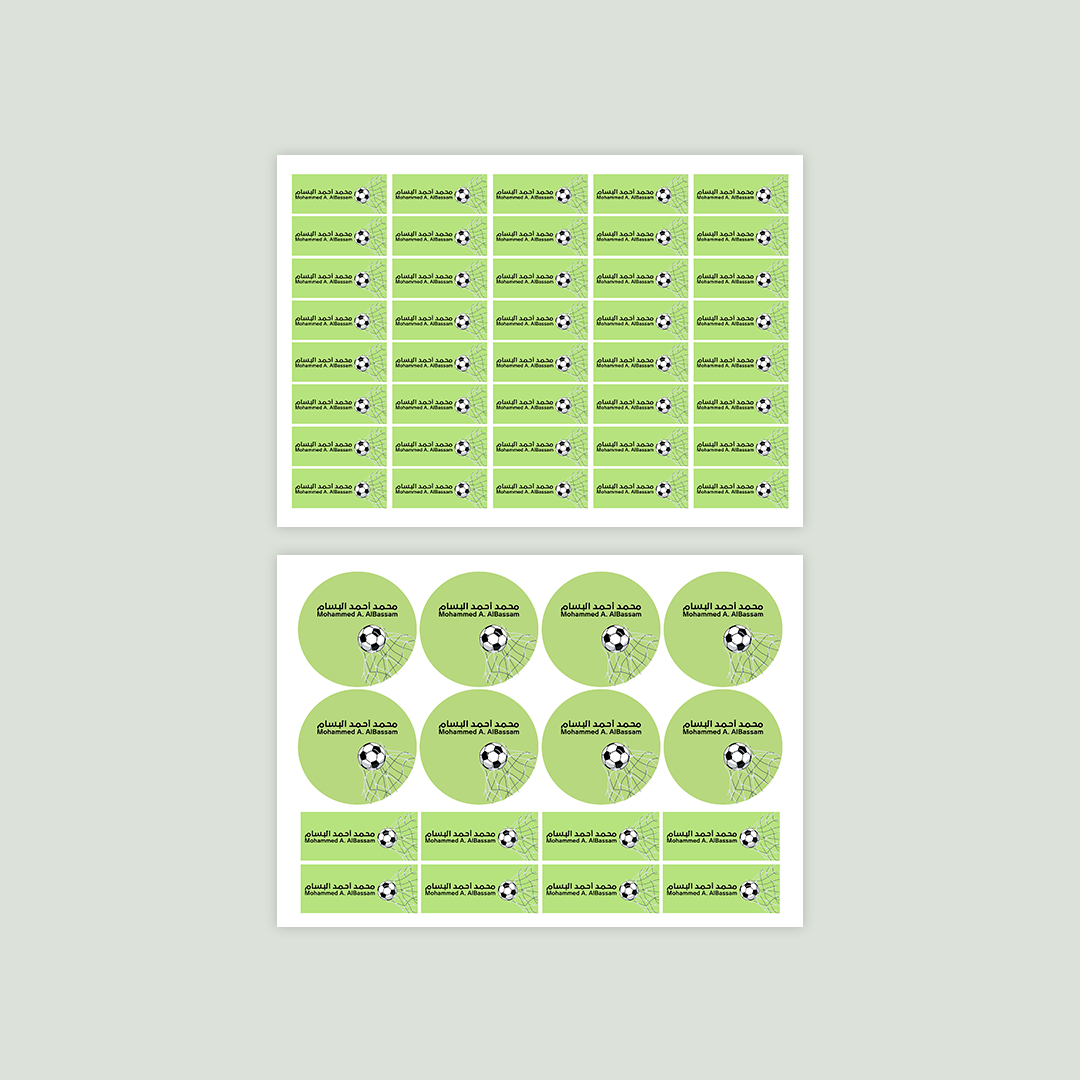 Football Name Labels ⚽️🏷️