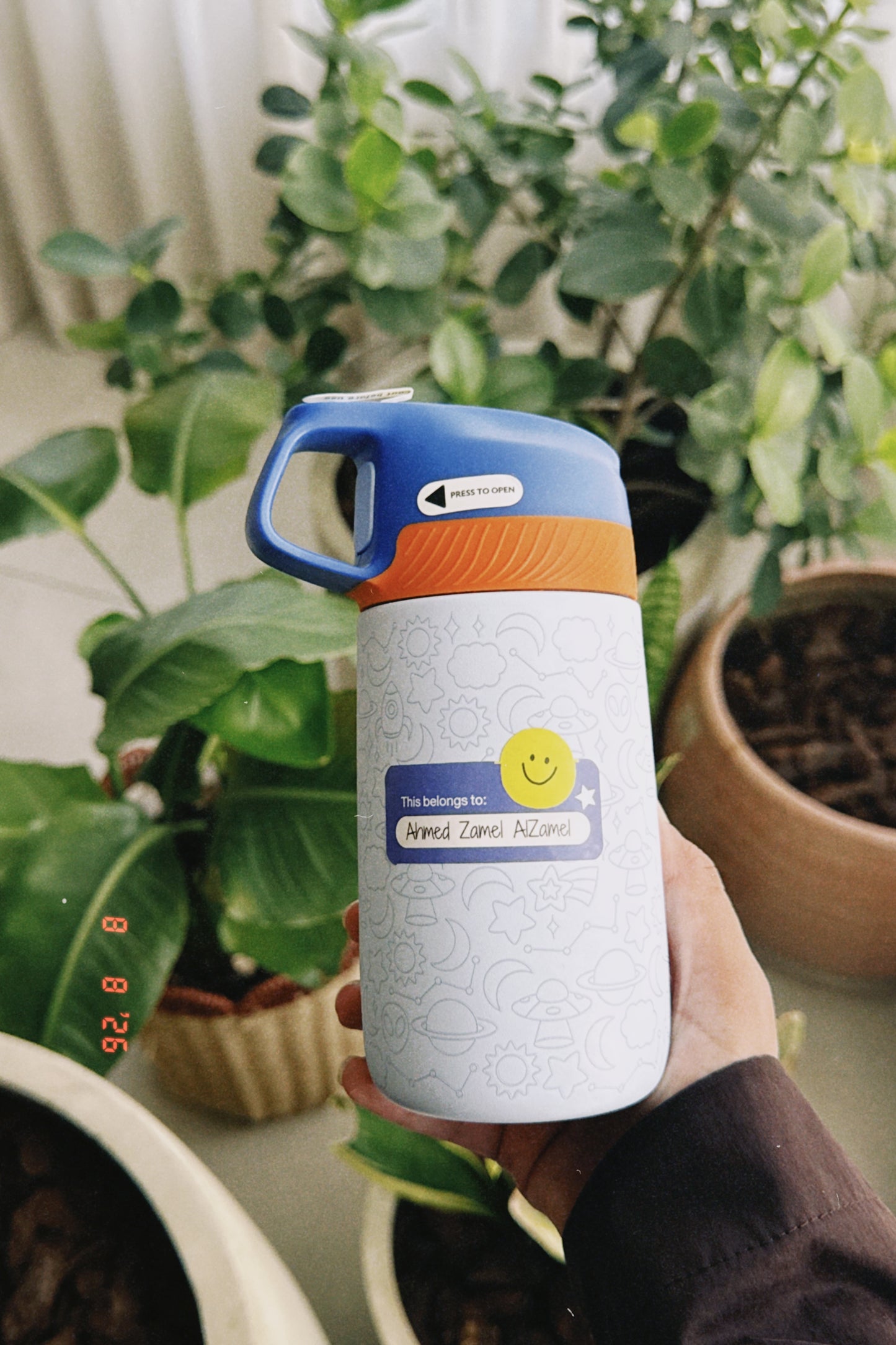 Blue Smiley Name Labels😊🏷️